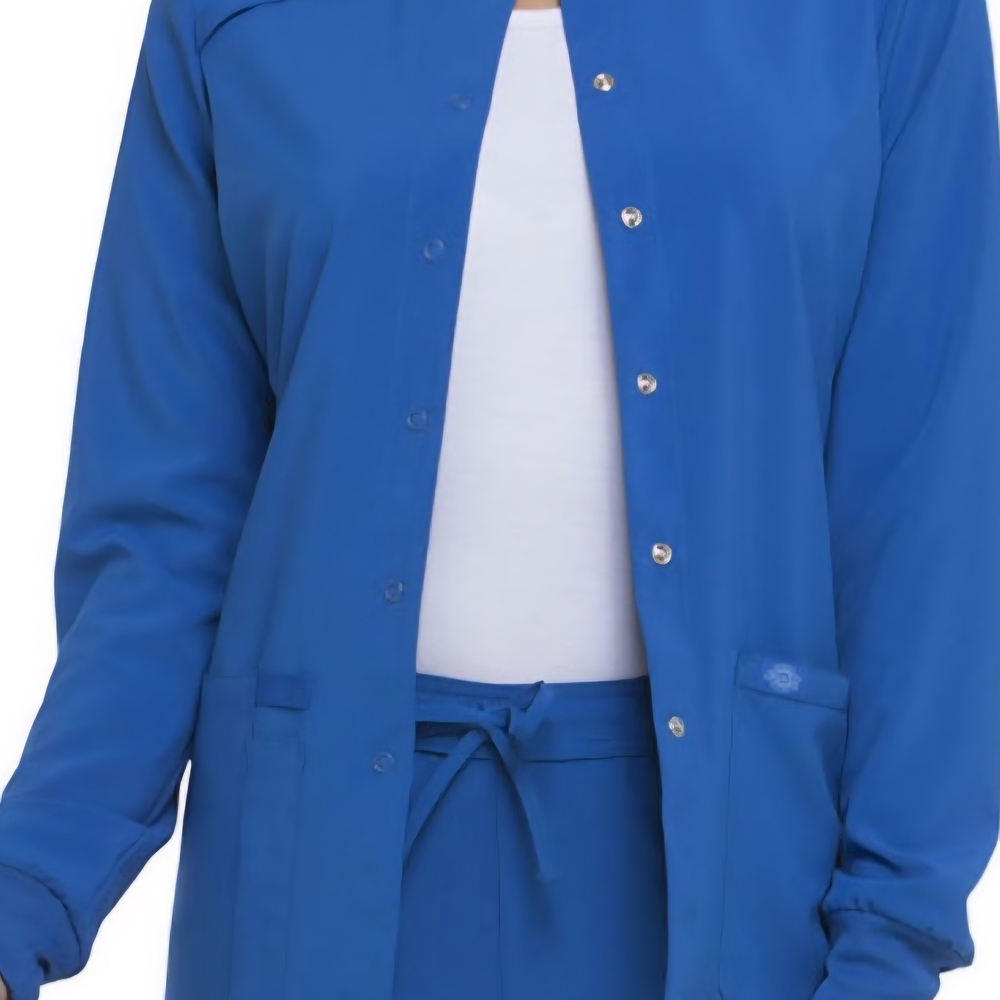 Womens Royal Blue Dickies Scrub Jacket